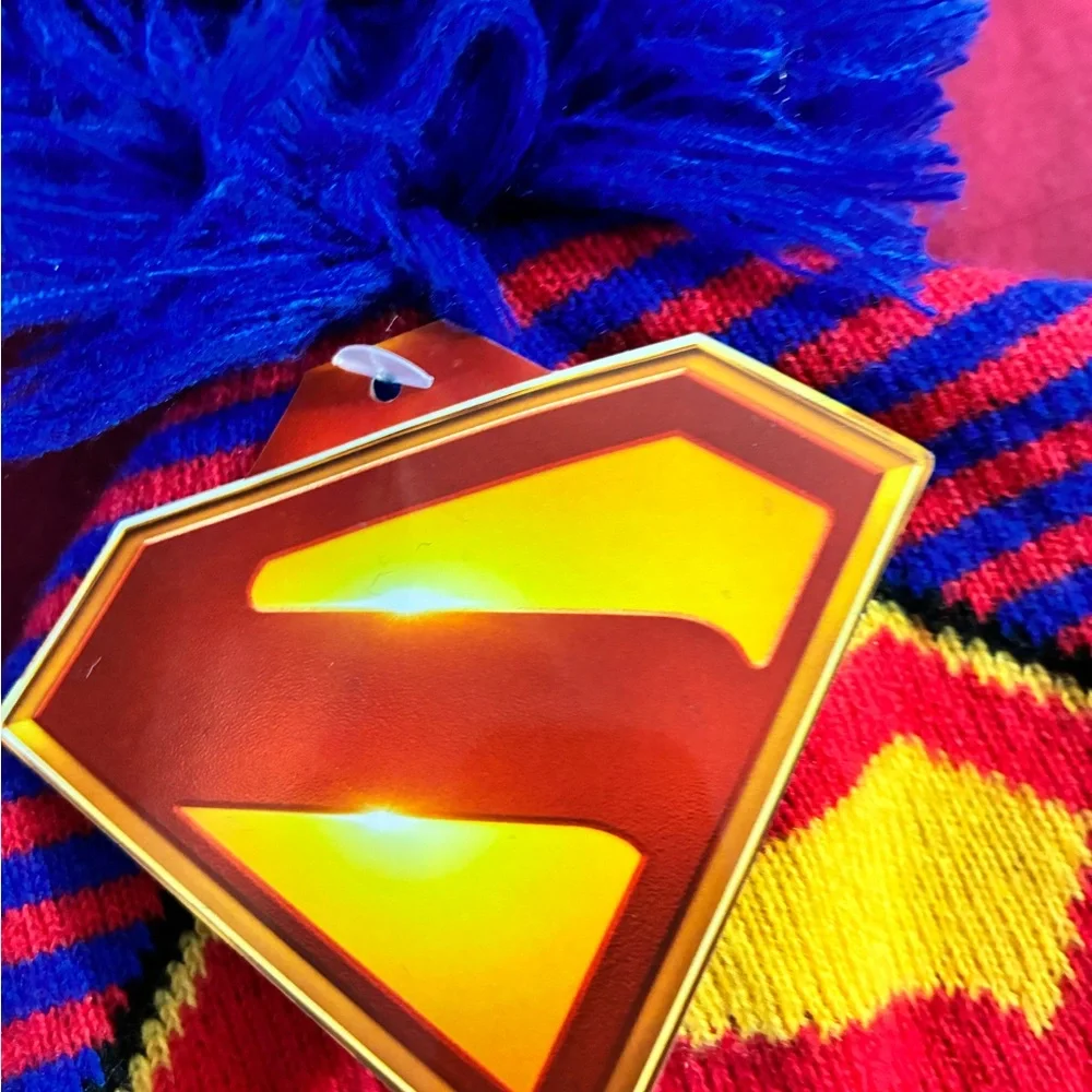 NWT Bundle: Marvel Spider-Man & DC Superman Pom Beanies - 3 Pack - Picture 5 of 7